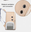 Pet Supplies Cat Carrier Bag PU Portable Travel Outdoor Backpack for Cat Small Dogs Transparent Breathable Carrying Shoulder Bag