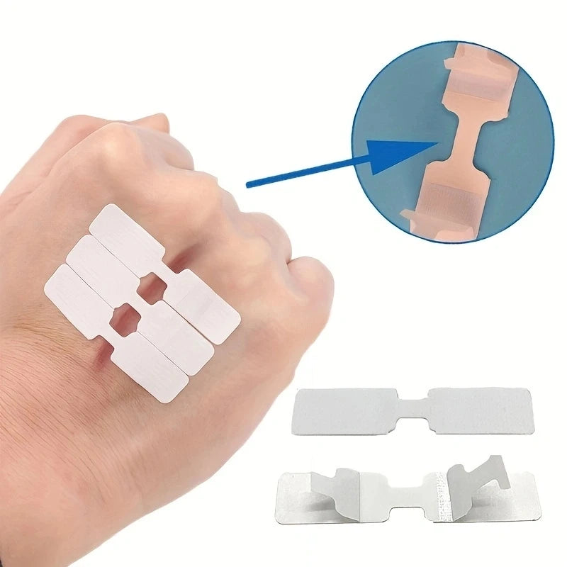 Wound Band Aid 5Pcs Outdoor Wound Adhesive Tape Disposable First Aid Wound Suture Patch