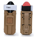 2pcs Tactical Tourniquet Cat Storage Box Bag MOLLE Package Fan Outdoor Emergency Tourniquetrats  for