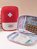 Portable Emergency Medicine Bag Mini First Aid Kit Small Storage Bag Empty Medicine Bag for Outdoor Camping Hiking Travel