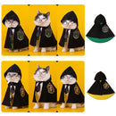 Halloween Dog Costume Magic Academy Cosplay Clothes Pet Cape Cat Decoration Halloween Cloak College Cloak Costume for Cat Pet