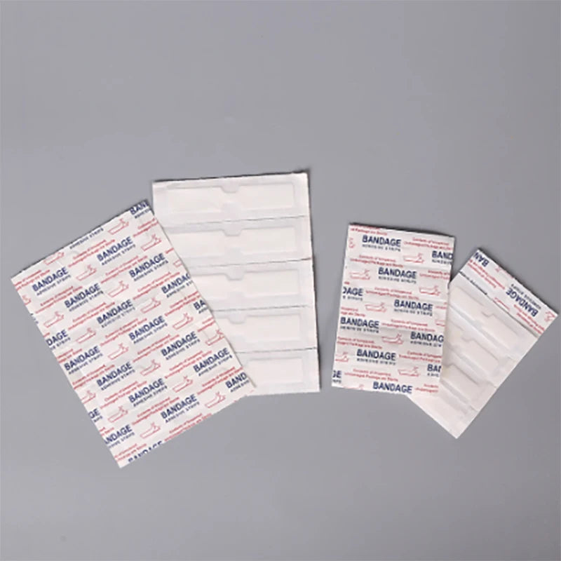 Wound Band Aid 5Pcs Outdoor Wound Adhesive Tape Disposable First Aid Wound Suture Patch