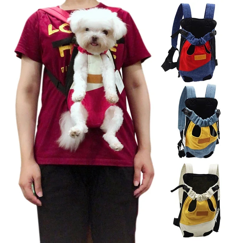 Cat Carrying Bag Design Cat Carrier Bag Cotton Canvas Backpack for Kitty Cat Supplies Bolso Transportador De Gatos Cat Carrier