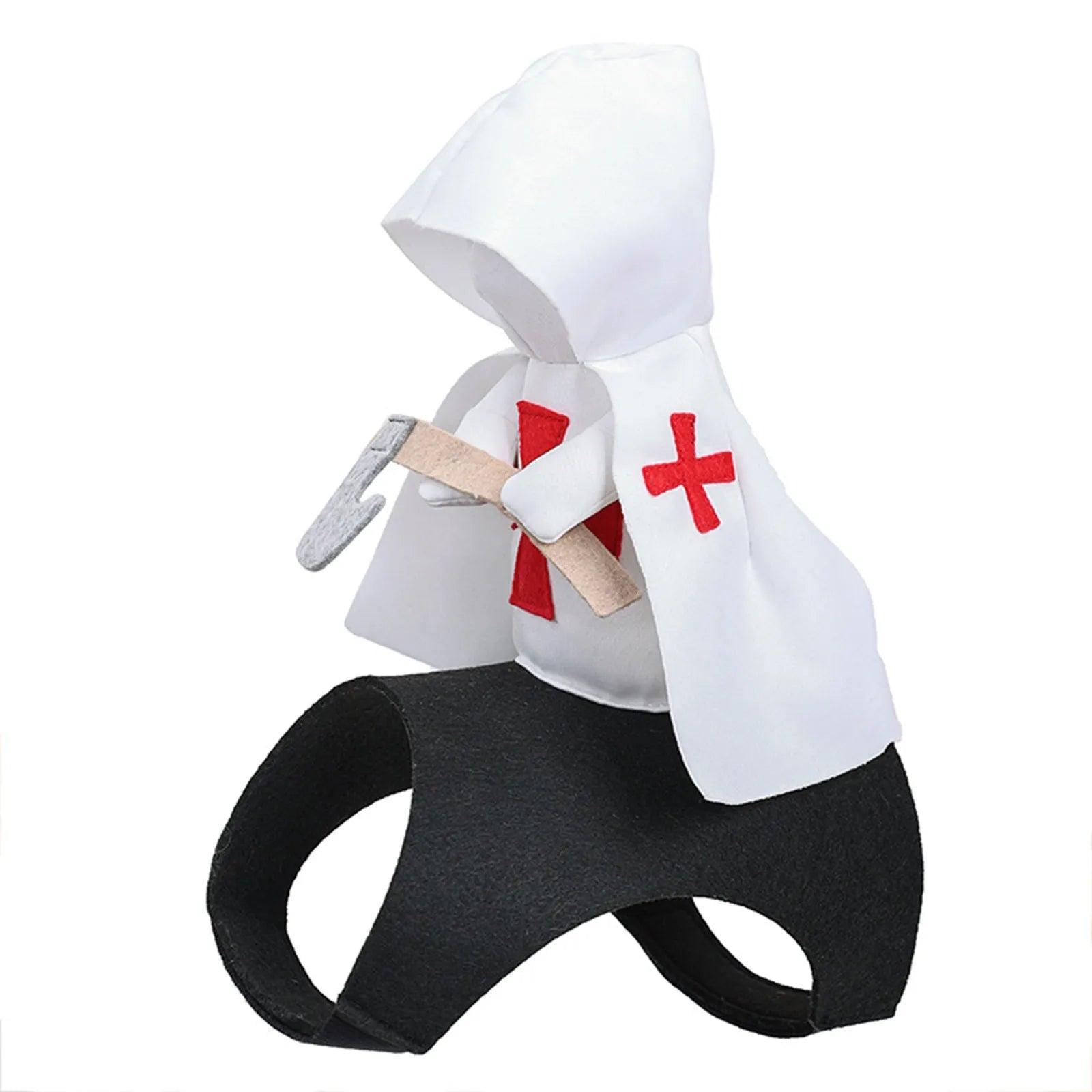 Dog Costumes Halloween Funny Pet Dress Up Clothes For Party Holiday Cute Cosplay Cat Costumes Black White Templar Knights Outfit
