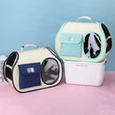 Fashionable Cat Carrying Bag Breathable Large Capacity Cat Backpack Lightweight Foldable Dog Carrier Bag Puppy