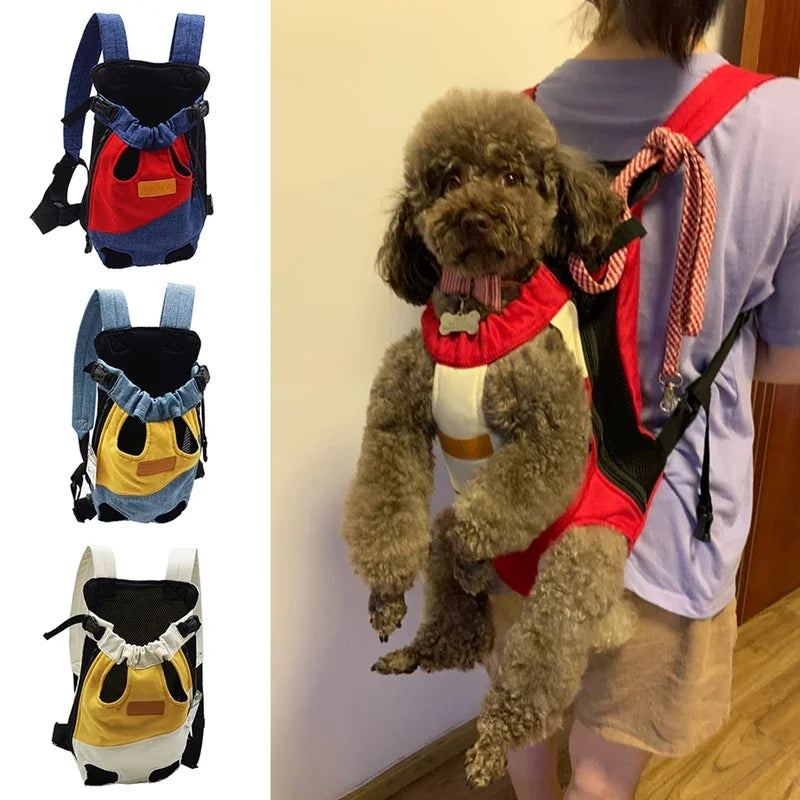 Cat Carrying Bag Design Cat Carrier Bag Cotton Canvas Backpack for Kitty Cat Supplies Bolso Transportador De Gatos Cat Carrier
