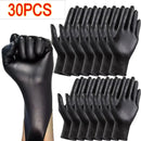 30/50/100PCS Black Nitrile Gloves Household Kitchen Bathroom Cleaning Gloves Dishwashing Nail Art Hair Dye Pets Latex Free