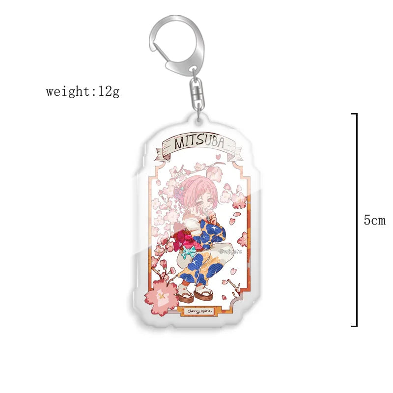 Toilet-bound Hanako-kun Japanese Anime Peripherals Minamoto Kou Acrylic Keychain Collectible Backpack Key Ring Creative Gifts