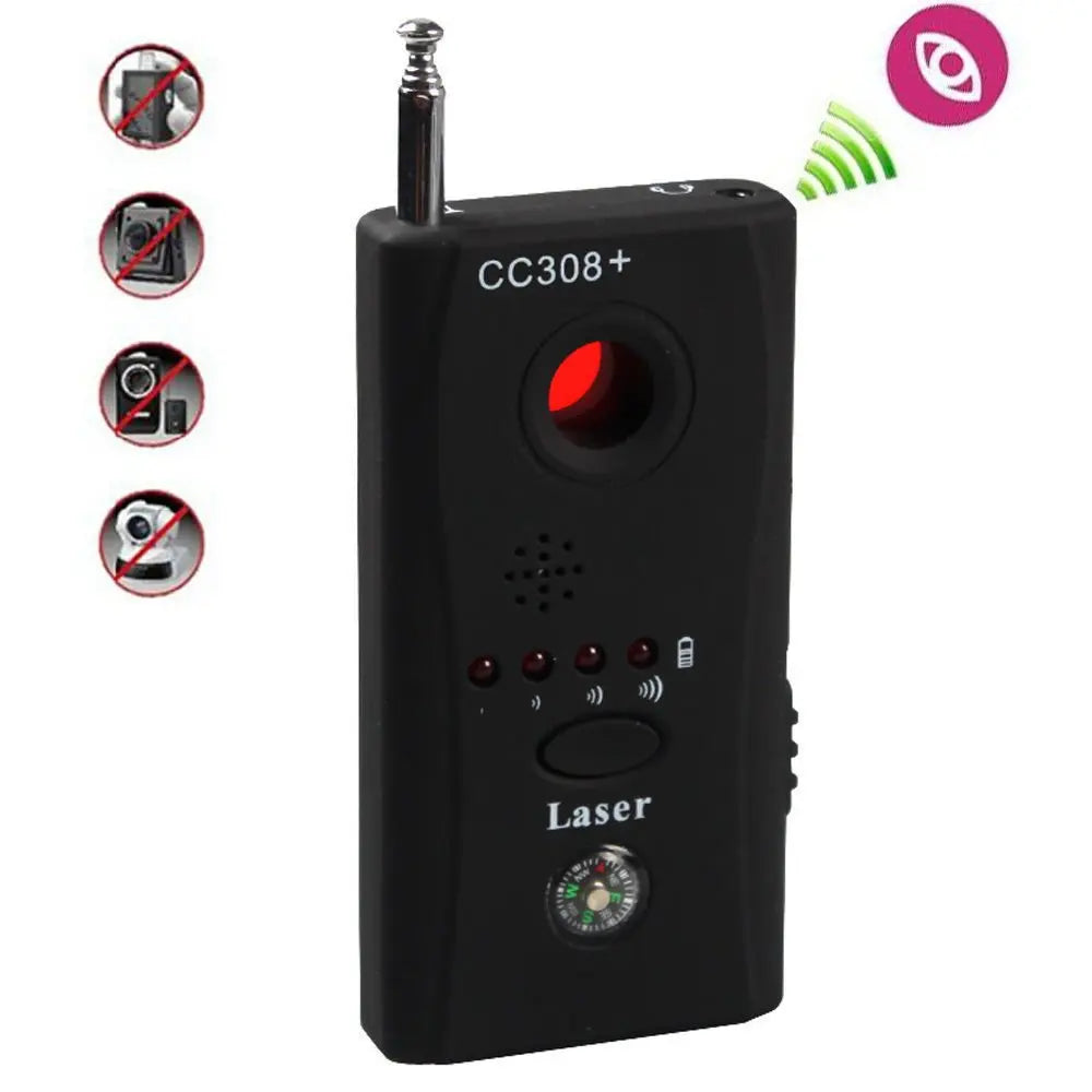 Handheld Hotel Anti Candid Camera Detector,Anti-monitoring Pinhole camera Signal Detect, Anti-eavesdropping GPS Tracker Detector