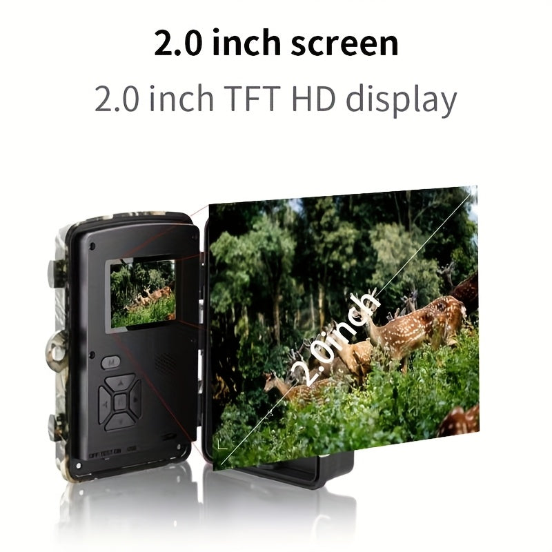 1080P HD Trail Camera with Night Vision-1