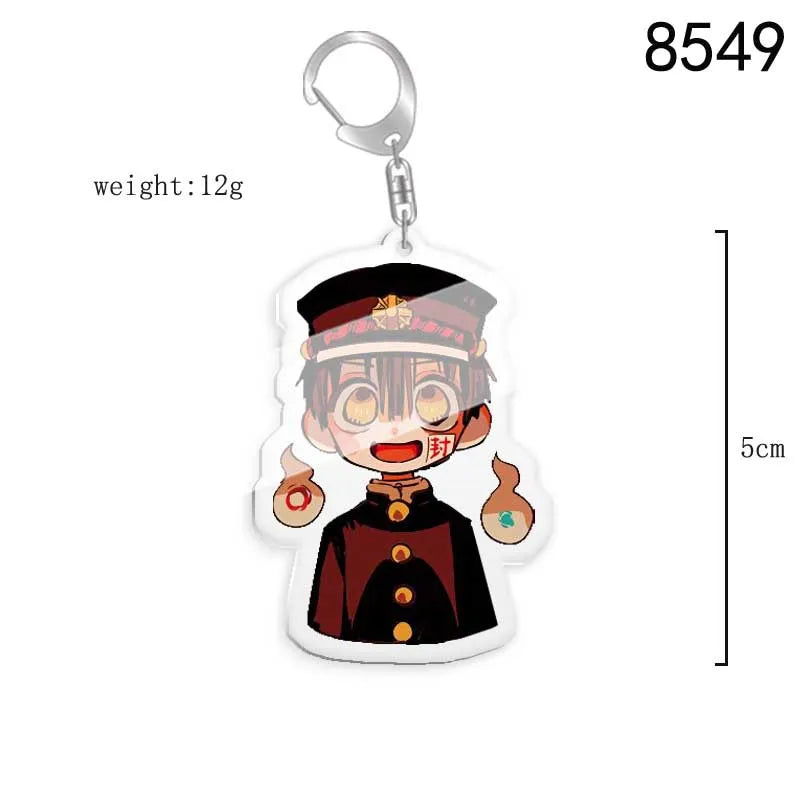 Toilet-bound Hanako-kun Japanese Anime Peripherals Minamoto Kou Acrylic Keychain Collectible Backpack Key Ring Creative Gifts
