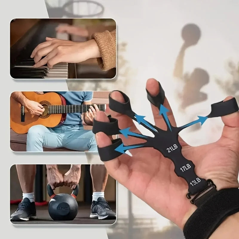 Finger Strength Recovery Trainer New Silicone 5 Finger Wrist Stretcher Flexion Extension Vein Trainer Durable silicone