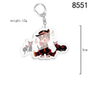 Toilet-bound Hanako-kun Japanese Anime Peripherals Minamoto Kou Acrylic Keychain Collectible Backpack Key Ring Creative Gifts