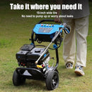 Gas Pressure Washer 3600 PSI, 2.3 GPM Heavy Duty High Power Washer,212CC Engine with 30FT Hose, Axial Aluminum Pump, Soap Tank