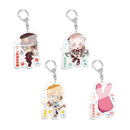 Toilet-bound Hanako-kun Japanese Anime Peripherals Minamoto Kou Acrylic Keychain Collectible Backpack Key Ring Creative Gifts