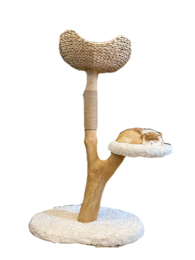 Wholesale New Product Cat Cradle Single-Layer Hammock Pet Bed Solid Wood House