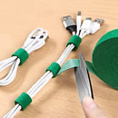1 Roll Reusable Fastening Tape Cable Ties, Multi-Purpose Cord Organizer, Computer And TV Wire Storage, Data Cable Management Tie