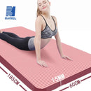 NBR Yoga Mats Fitness Meditation Pad Anti-Slip Pilates Gymnastics Mat Soft Shock-absorbing Easy Clean Sports Equipment