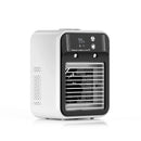 Portable Mini air Conditioner Desktop Fast Water-Cooled Electric Fan Double Jet Ultrasonic Atomization 2 Speed Silent Air Cooler