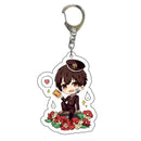 Toilet-bound Hanako-kun Japanese Anime Peripherals Minamoto Kou Acrylic Keychain Collectible Backpack Key Ring Creative Gifts