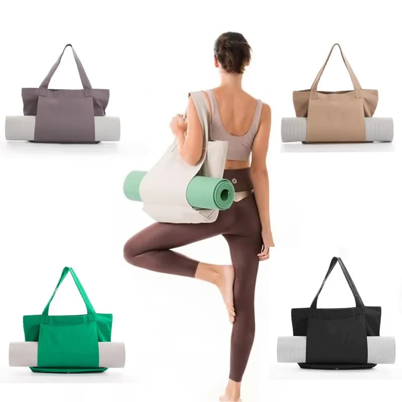 Advanced Yoga Mat Bag - Canvas Handbag Suitable for Yoga Tote Bag Outdoor Exercise Equipment, Travel Yoga Mat