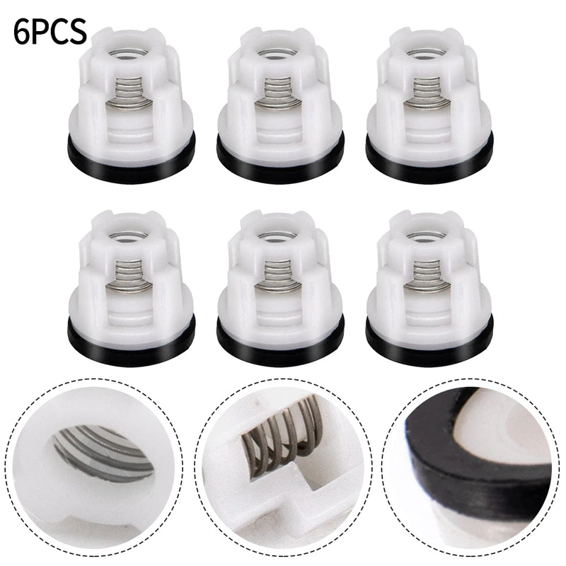 6 Pcs High Pressure Washer Check Valve Kit For 280/380 Aluminum Pump Head Car Washing Machine Repair Parts Replacement