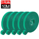 2M Nylon Plant Ties Plant Bandage Hook Tie Loop Adjustable Plant Support Reusable Fastener Tape for Home Garden Accessories