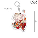 Toilet-bound Hanako-kun Japanese Anime Peripherals Minamoto Kou Acrylic Keychain Collectible Backpack Key Ring Creative Gifts