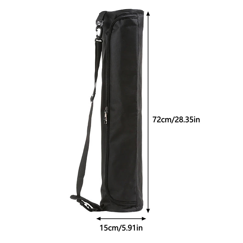 Thick Canvas Yoga Bag Full Zip Yoga Mat Carrier Bag Pocket Exercise Yoga Mat Carrier Holder Multi-Functional Storage Bag