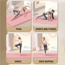 NBR Yoga Mats Fitness Meditation Pad Anti-Slip Pilates Gymnastics Mat Soft Shock-absorbing Easy Clean Sports Equipment