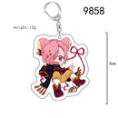 Toilet-bound Hanako-kun Japanese Anime Peripherals Minamoto Kou Acrylic Keychain Collectible Backpack Key Ring Creative Gifts