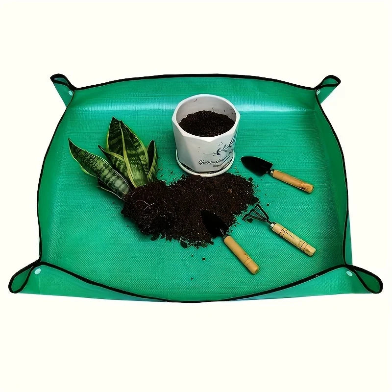 1pcs Planting Mat Gardening Potting Pad Foldable Garden Plant Flower Pot Transplanting Waterproof Mats