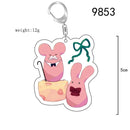 Toilet-bound Hanako-kun Japanese Anime Peripherals Minamoto Kou Acrylic Keychain Collectible Backpack Key Ring Creative Gifts