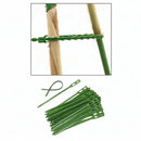 50 Pieces Adjustable Plant Ties Zip Ties Multifunction Sturdy Reusable Flexible for Gardening Home Indoor Outdoor
