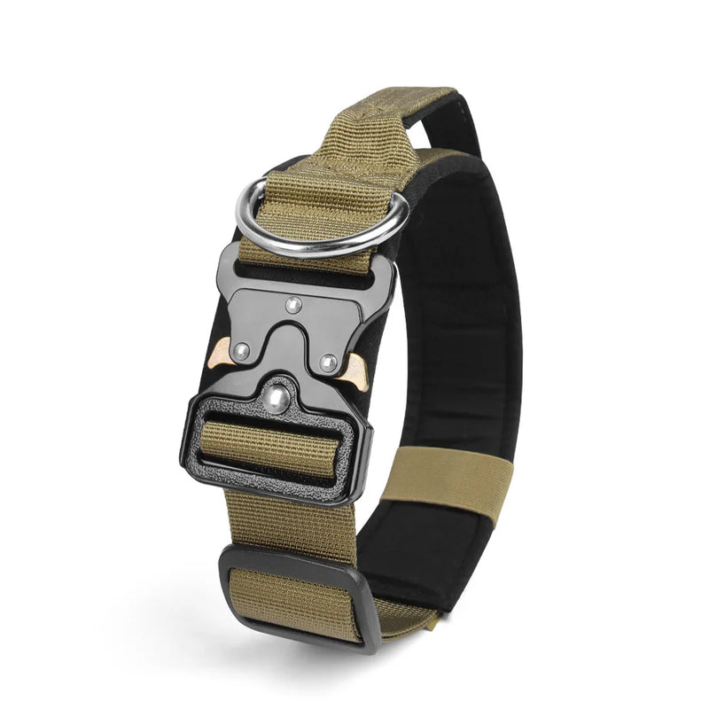 Large Dog Collars Leash Harness Medium Big Collar Durable Tactical Adjustable Training German Shepherd Set Supplies Accessories