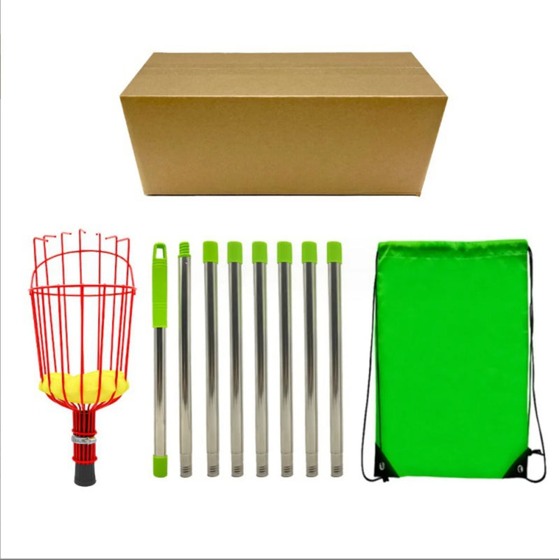 High Altitude Fruit Picking Claw Tool, Metal Garden Basket for Peaches, Pears, and Oranges, Convenient Gardening Tool