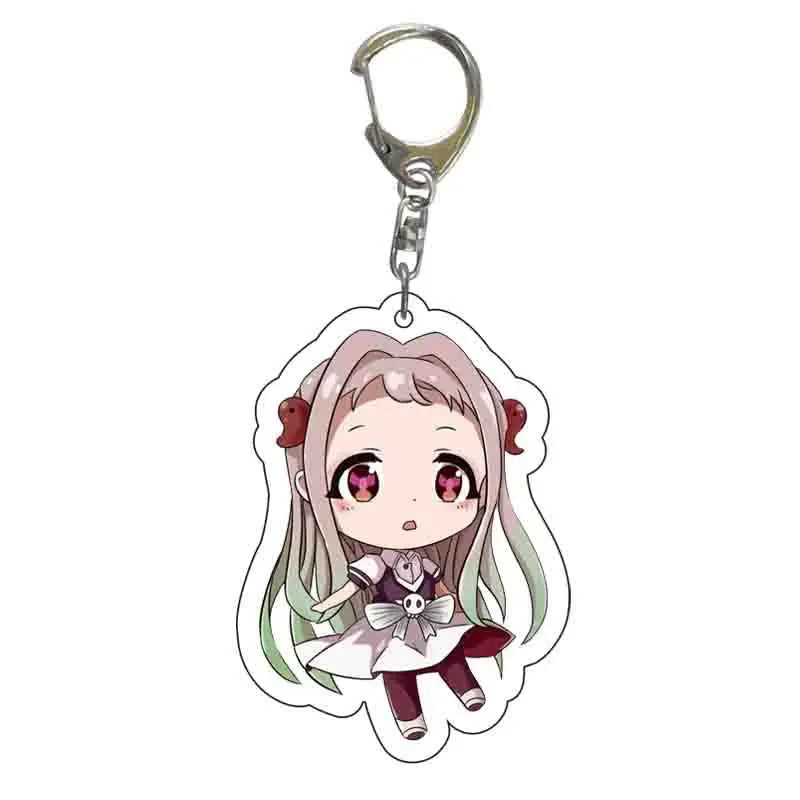 Toilet-bound Hanako-kun Japanese Anime Peripherals Minamoto Kou Acrylic Keychain Collectible Backpack Key Ring Creative Gifts