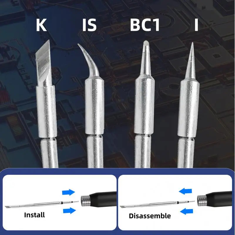 Sequre Portable S60p Electric Soldering Iron Pd|qc|dc|pps Powered 60w Anti-static Precision Repair Tool Compatible With C210 Tip