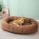 Manufacturer High Quality Menschliches Hundebett Blanket Match Memory Foam Big With Blanket Sofa First Human Dog Bed