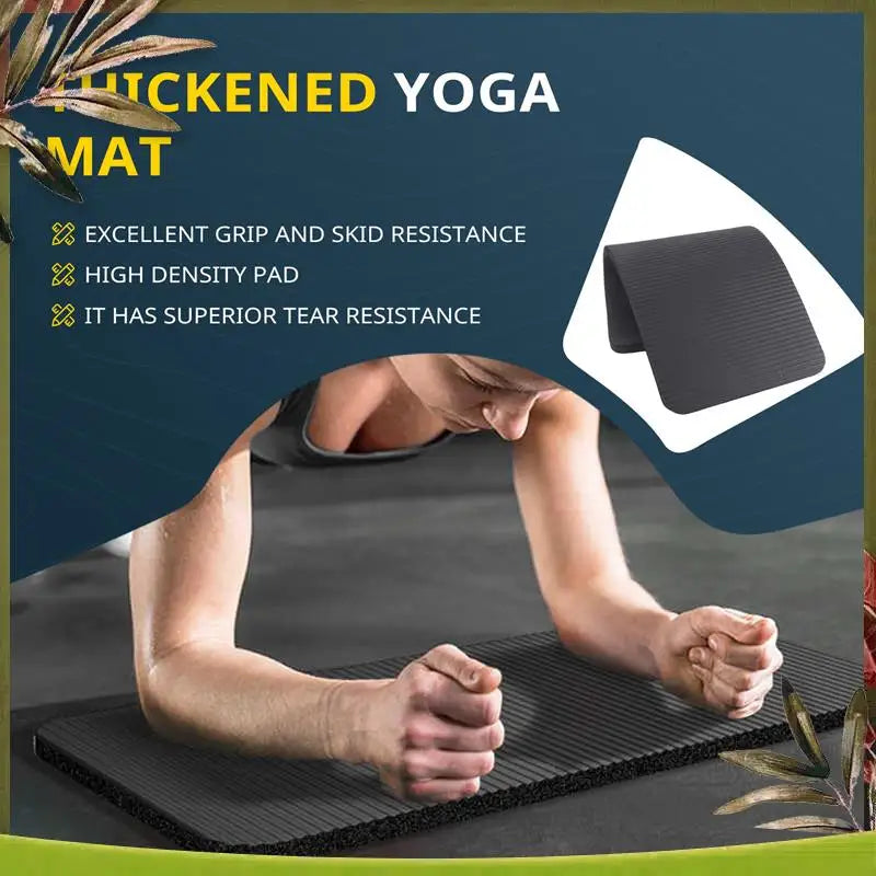 Reliable-15MM Thick Yoga Mat Comfort Foam Knee Elbow Pad Mats For Exercise Yoga Pilates Indoor Pads Fitness Training