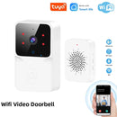 Tuya WiFi Doorbell, Wireless Camera Bell for Home Security, Compatible with Alexa & Google, DC/AC/Battery Powered