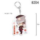 Toilet-bound Hanako-kun Japanese Anime Peripherals Minamoto Kou Acrylic Keychain Collectible Backpack Key Ring Creative Gifts