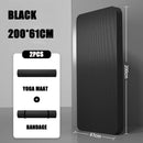 NBR Yoga Mats Fitness Meditation Pad Anti-Slip Pilates Gymnastics Mat Soft Shock-absorbing Easy Clean Sports Equipment