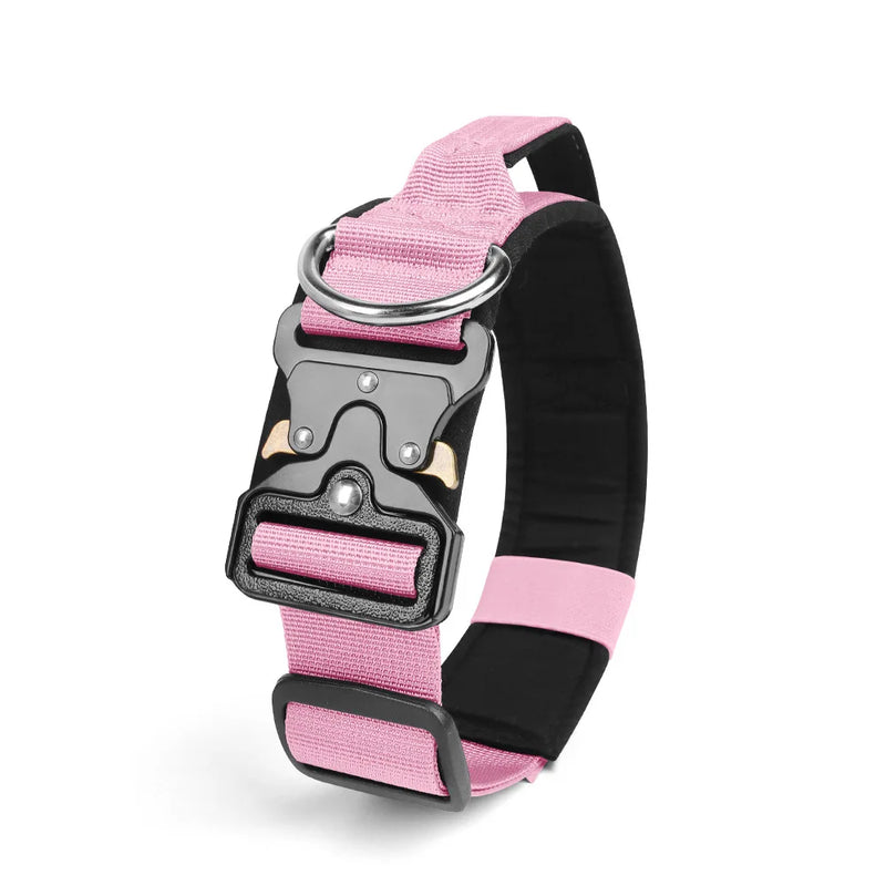 Large Dog Collars Leash Harness Medium Big Collar Durable Tactical Adjustable Training German Shepherd Set Supplies Accessories