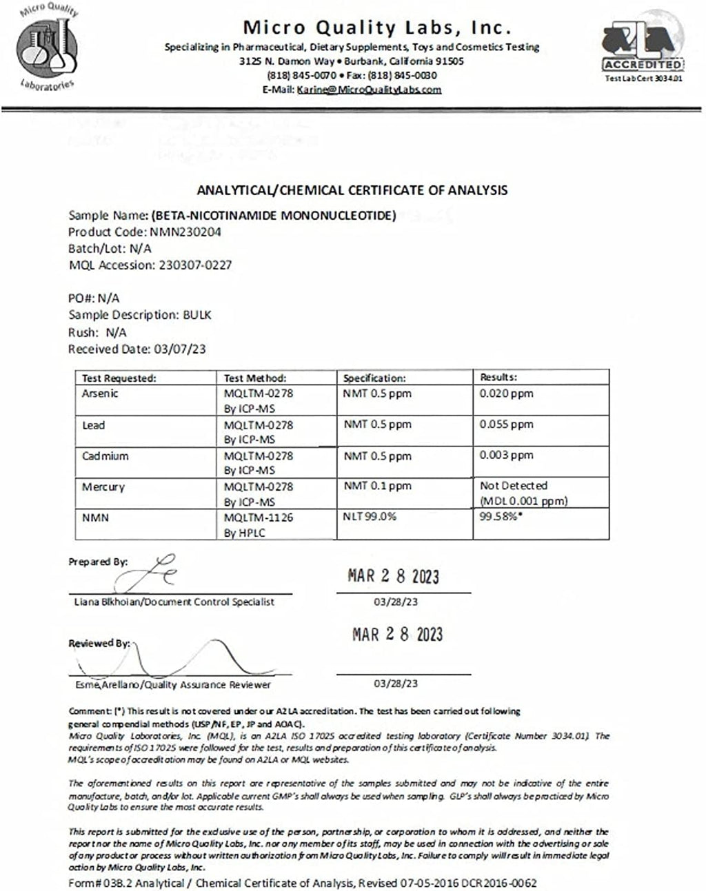 NMN Supplement (Capsules)