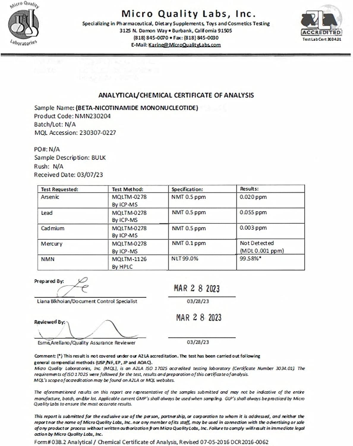 NMN Supplement (Capsules)