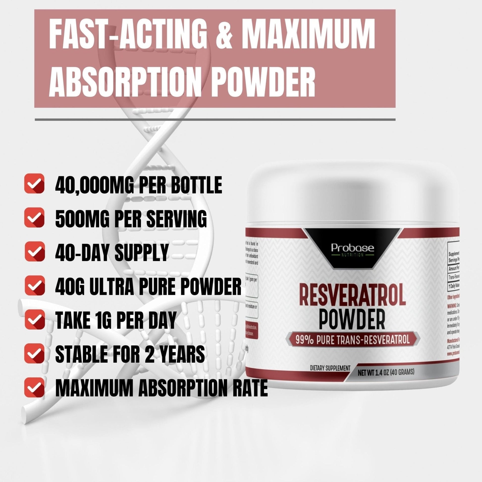 Resveratrol Supplement (Powder)